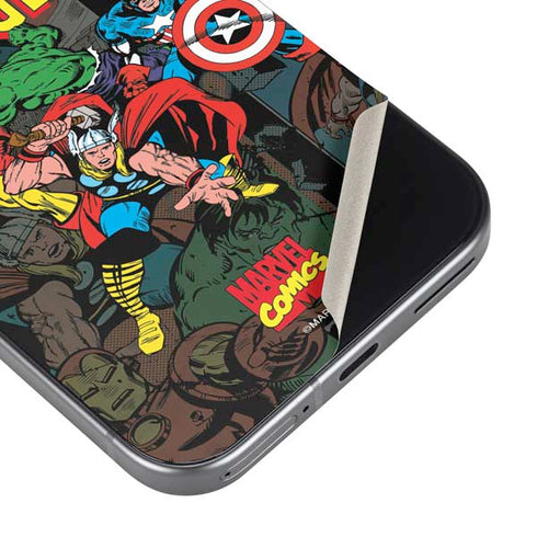 Marvel Classic Comics Avengers Assemble Google Pixel 9 Skin